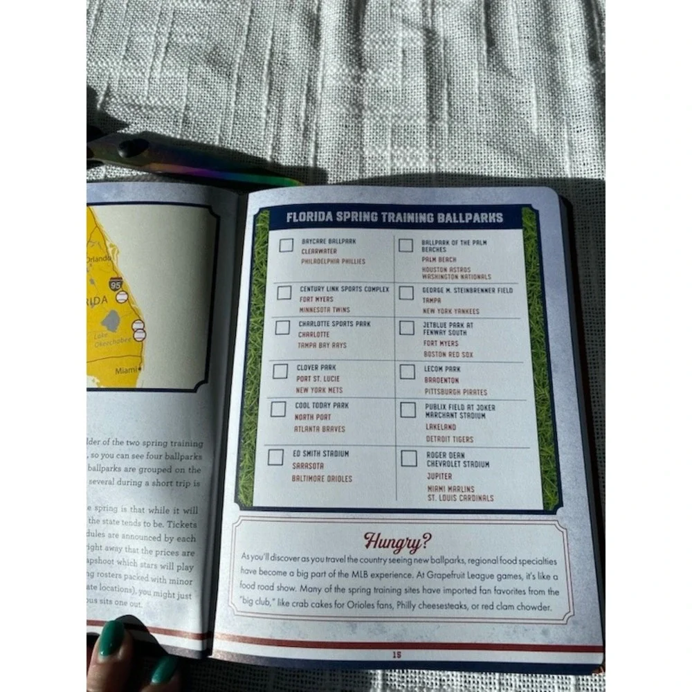 The Ballpark‎ Bucket List MLB Stadium Travel Journal Baseball Fan Gift Book
